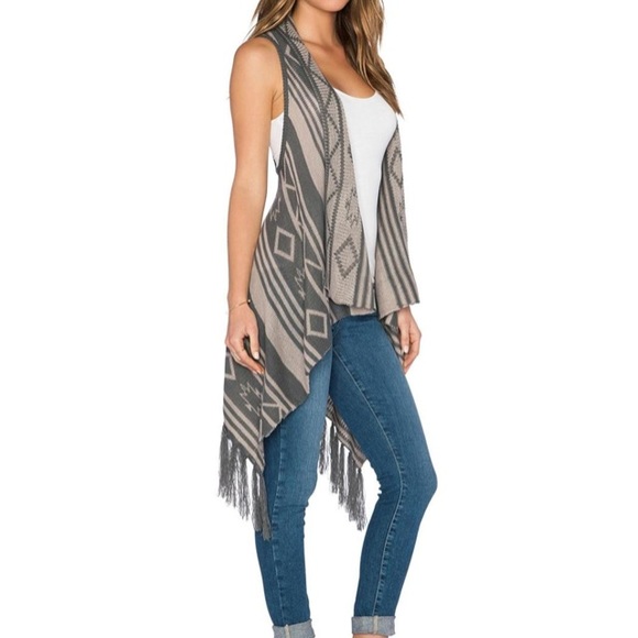 JACK by BB Dakota Damen Fringe Vest - Picture 7 of 8